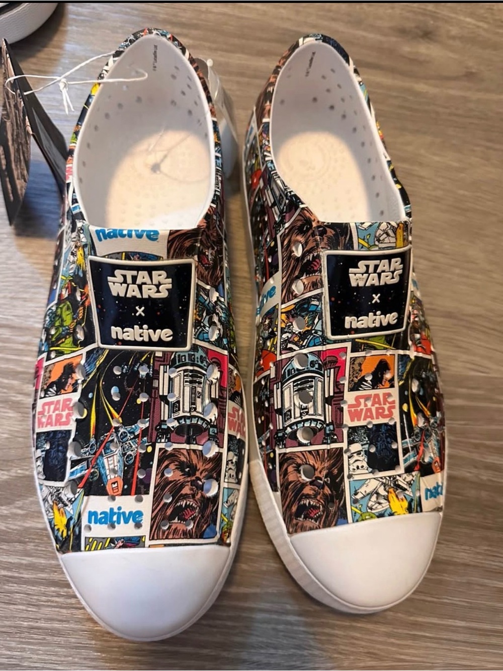 NWT Native Starwars Comic Stamp Shoes W10 M8